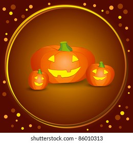 Halloween Pumpkins, vector