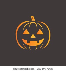 Halloween pumpkins vector design Halloween orange pumpkin 