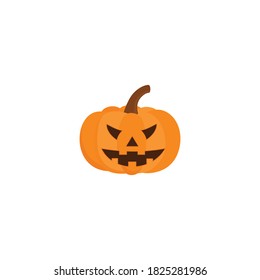 Vector de calabazas de Halloween. Ilustración plana de Halloween Pumpkins