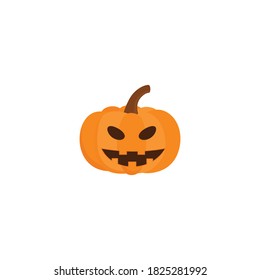 Vector de calabazas de Halloween. Ilustración plana de Halloween Pumpkins