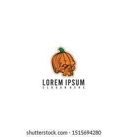 Halloween pumpkins, Vector illustration EPS10.