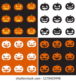 halloween pumpkins,Pumpkins set for Halloween