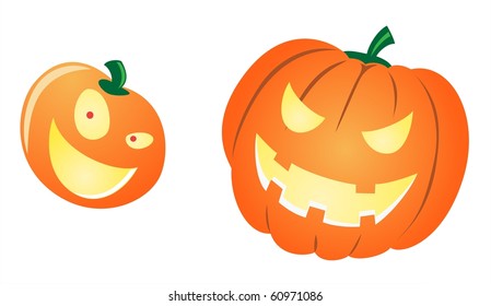 Halloween Pumpkins-vector