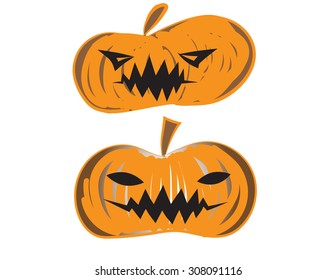 Halloween, pumpkin,vector eps10