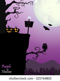 Halloween In Purple