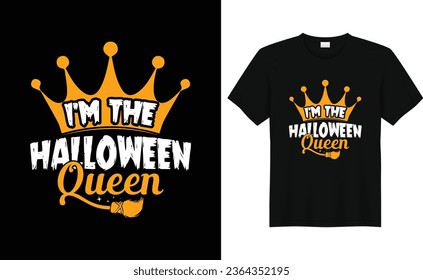 Soy la reina de Halloween, amante de la calabaza, tees de Halloween, camiseta de Boo Halloween, moda