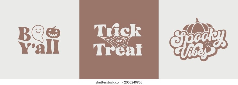 Halloween quote and element design asset for craft, printable, sublimation, card for Cutting Machines, Halloween design for shirt, mug, Tumbler, Bag, Suitable for women, Vector for Trendy women shirts