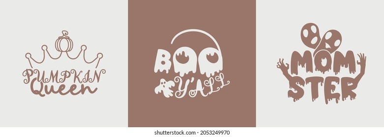 Comilla de Halloween y material de diseño para artesanías, imprimibles, sublimación, tarjeta para máquinas de corte, diseño de Halloween para camisa, taza, Tumbler, Bolsa, Adecuado para mujeres, Vector para camisas de mujeres de moda