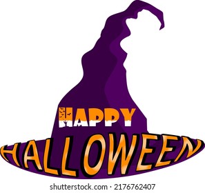 Halloween quote. Happy Halloween. It can be used on T-Shirt, labels, posters, icons, Sweater, Jumper, Hoodie, Mug, Sticker,
