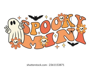 Halloween Quote, Retro Halloween, Spooky Season,Boo, Witch, Ghost,Cute Halloween, Cute Ghost, Boo, Pastel