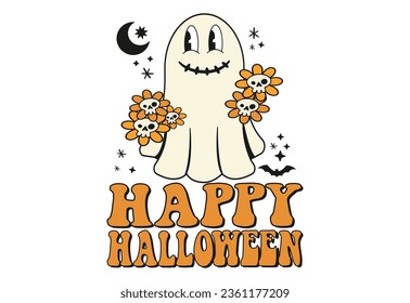 Halloween Quote, Retro Halloween, Spooky Season,Boo, Witch, Ghost,Cute Halloween, Cute Ghost, Boo, Pastel 