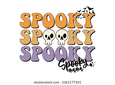 Halloween Quote, Retro Halloween, Spooky Season,Boo, Witch, Ghost,Cute Halloween, Cute Ghost, Boo, Pastel 