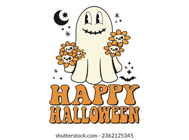 Halloween Quote, Retro Halloween, Spooky Season,Boo, Witch, Ghost,Cute Halloween, Cute Ghost, Boo, Pastel 