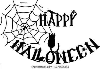 Halloween Quote is suitable for digital projects, crafts, hobby, cards, invitations, website or crafts projects. Perfect for magazine, news papers, posters etc