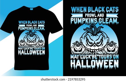 Halloween quote t-shirt design template vector