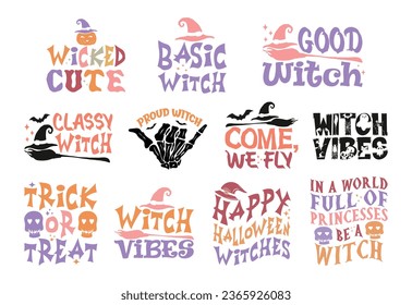 Halloween, Halloween Quote, Halloween Vector, Boo, Spooky, Witch, Retro Halloween