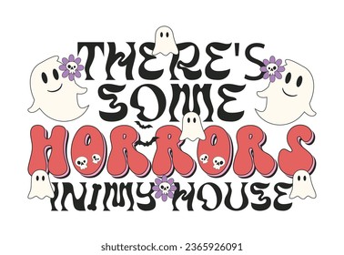 Halloween, Cita de Halloween, Vector de Halloween, Boo, Spooky, Bruja, Halloween retro