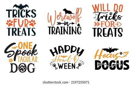 Halloween Quotes SVG Design bundle 