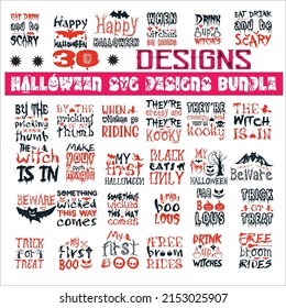 Halloween Quotes SVG Designs Bundle. Halloween quotes SVG cut files bundle, Halloween quotes t shirt designs bundle, Quotes about Funny, cut files, 
modern warfare Halloween bundles eps files,