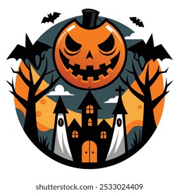 Halloween related t-shirt design vector 