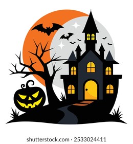 Halloween related t-shirt design vector 