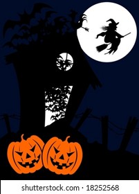 halloween related in vector format very easy to edit