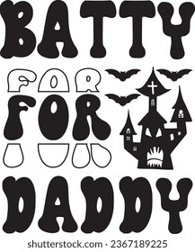 Halloween retro design, t shirt design