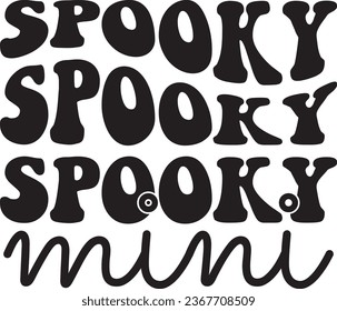 Halloween retro design, Halloween t shirt design