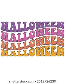 Halloween Retro Groovy Vintage , Halloween gespenstische Lehrer Geisterhemd, grooviges Lehrer Hemd, Halloween Kürbis Hemd, Boos Women Ghost Cute, ghoulish Thema Party, Retro Groovy, Hemd Druckvorlage