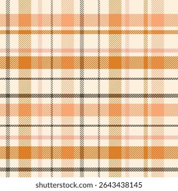 Halloween retro style seamless vector plaid repeat tartan pattern.