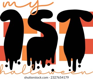 Halloween  retro svg  design bundle and eps file
