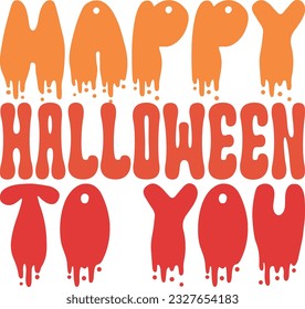 Halloween  retro svg  design bundle and eps file