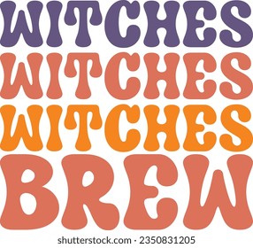 Halloween retro svg design and eps file