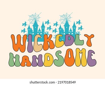 Halloween retro svg design vector file