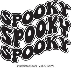 Halloween Retro T-shirt design bundle