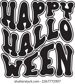 Halloween Retro T-shirt design bundle