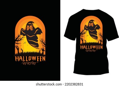 Halloween retro vintage t shirt design