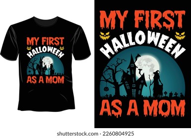 Halloween retro vintage T Shirt Design