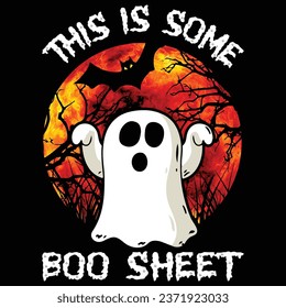 Halloween Retro Vintage T-Shirt Print Template