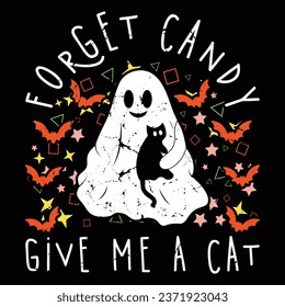 Halloween Retro Vintage T-Shirt Print Template