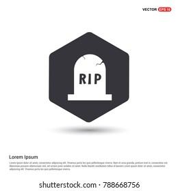 Halloween RIP Grave Stone icon Background icon template
