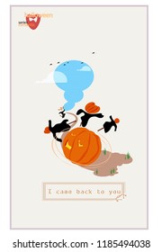 Halloween. Romantic version