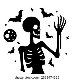 Halloween round welcome sign, Halloween door hanger sign