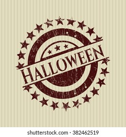 Halloween rubber grunge stamp