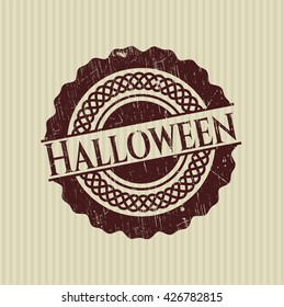 Halloween rubber grunge texture stamp