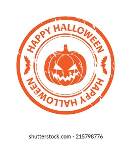 Halloween Rubber Stamp