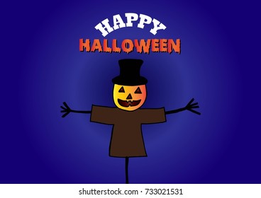 Halloween Sacrecrow Background
