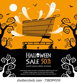 Halloween Sale Background