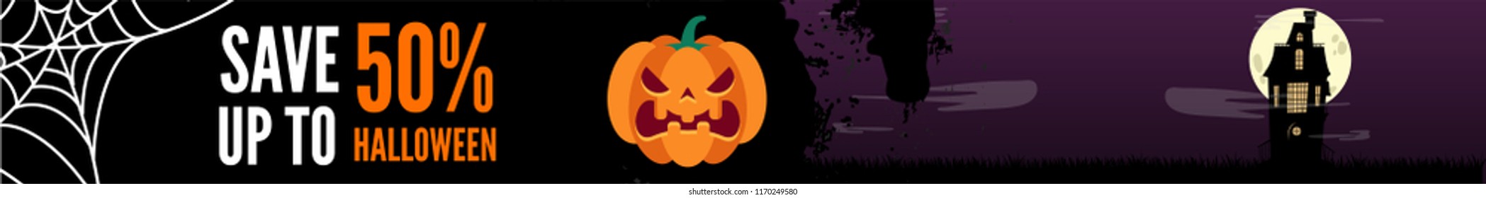 halloween sale banner