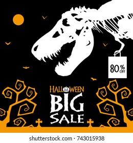 Halloween Sale Banner template